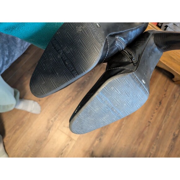 Franco Sarto Bootie Ankle Boots 3-3.5" Women's Black Boot 10M - Picture 9 of 9